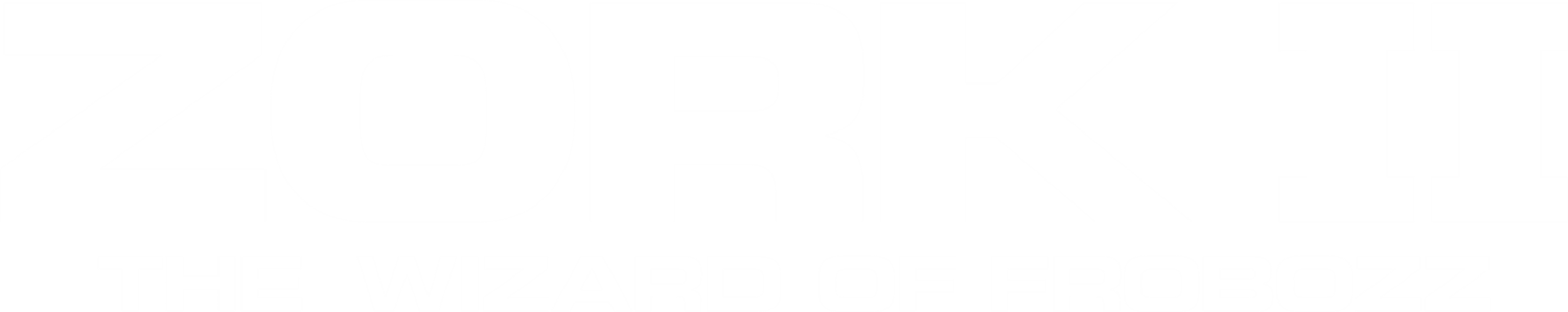 Zork II the Wizard of Frobozz logo for Commodore 64